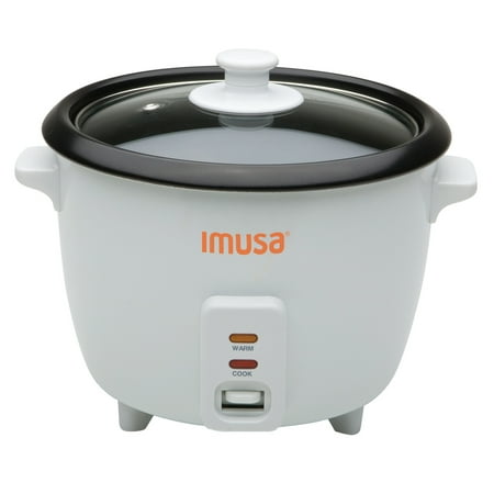 IMUSA USA 8 Cup Electric White Rice Cooker (Best Electric Rice Cooker In Usa)