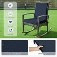 thumbnail image 5 of Outdoor Chair Cushions, Thick Patio Seat Cushions Outdoor Chair Pads, 42"L x 18"W Rectangle Waterproof Outdoor Chair Cushion Garden Sofa Couch Chair Pads, Premium Comfortable, Dark Blue, 5 of 8