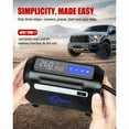 thumbnail image 4 of R8 Tire Inflator Portable Air Compressor, DC 12V Air Compressor Portable with Large Dual Digital Screen, 3X Faster Inflation Air Pump for Car, Bike, Ball, Motor, 4 of 8
