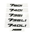thumbnail image 2 of 2023 Glossy Black Letters735i 740i 760i 735Li XDrive Emblem Fit For BMW 7 Series Car Trunk Rear Car Logo Sticker, 2 of 5
