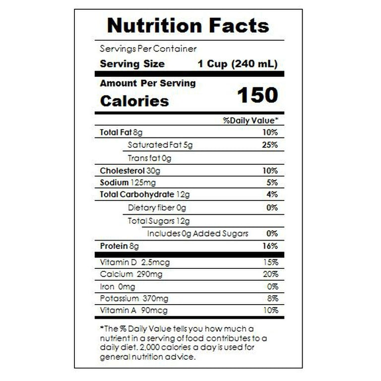4 pack) (4 Pack) LALA Ultra-Pasteurized Whole Milk, 32 fl oz
