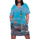thumbnail image 2 of Berlin Skyline Vestido suelto con bolsillo Vestidos casuales vestidos de mujer para ocasis especiales, 2 of 7