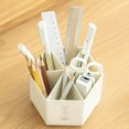 thumbnail image 4 of Walbest PP Pen Pencil Storage Box Multifunctional Large Capacity Stationery 360 Degree Rotation/Stable Pencil Holder Office Supply, 4 of 7