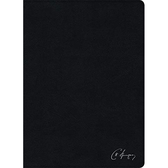 RVR 1960 Biblia de estudio Spurgeon, negro piel genuina (Spanish Edition)