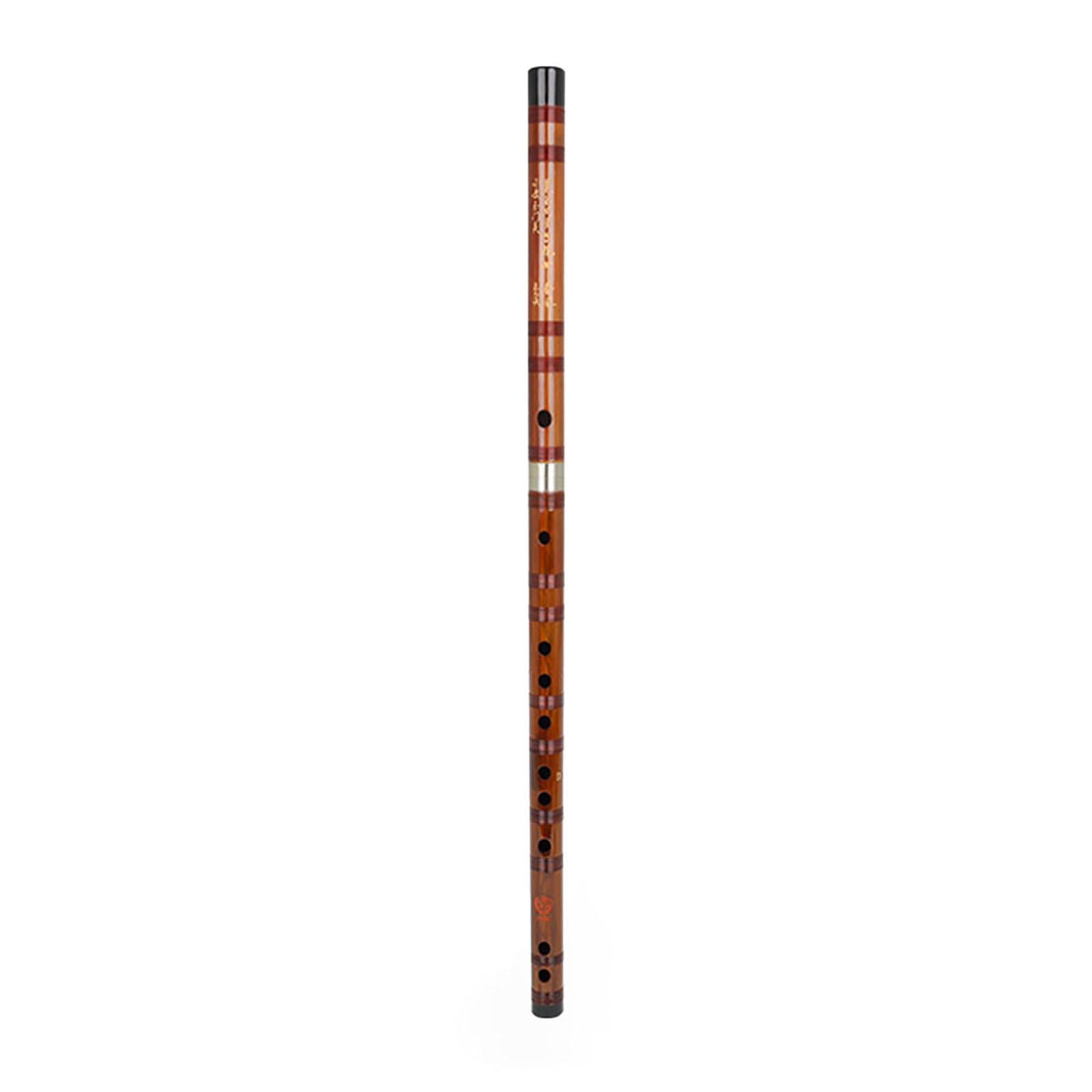 LeeQinersw Bamboo Flute Handmade Polished Professional for Orchestra Musical Instrument for Key of D