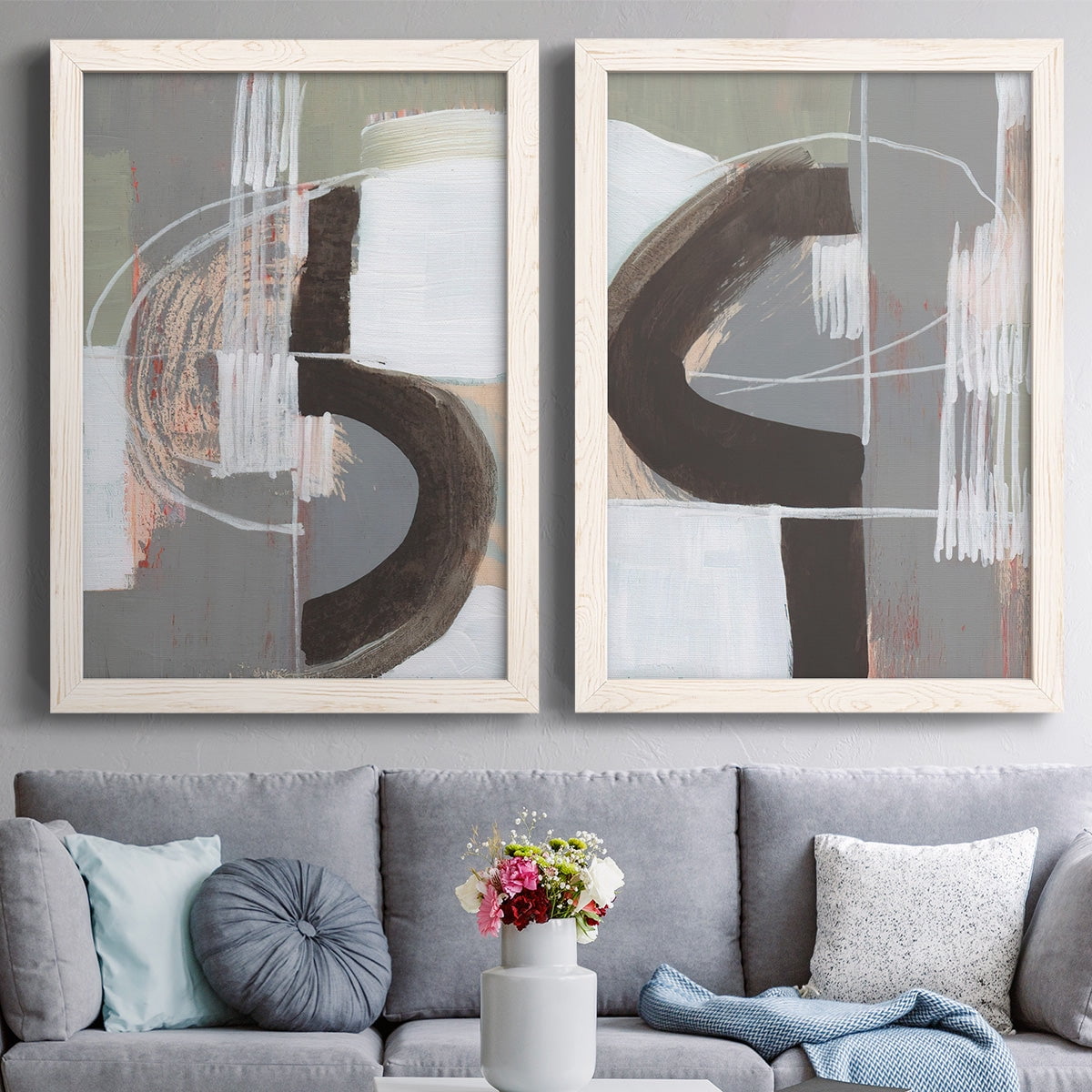 Arching Neutrals III - Premium Framed Canvas - Ready to Hang
