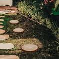 thumbnail image 3 of OULII Pierre de Marche en Bois pour Jardin Style Naturel 1 Pcs, 3 of 7