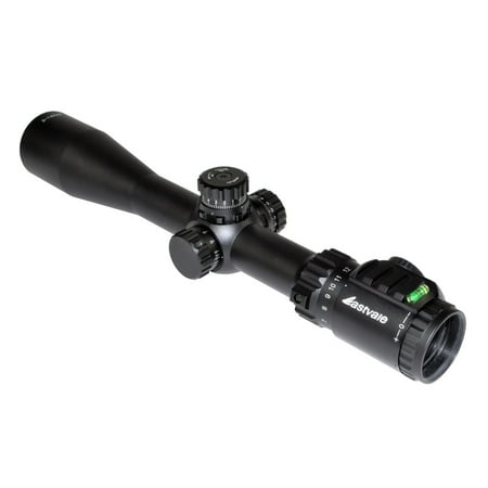 Eastvale Riflescope 3-12x44 AO Red & Green & Blue Illuminated Mil-dot Adjustable Intensified Rifle Scope + Limited Lifetime Manufacture