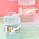 thumbnail image 5 of Dispensador de fórmula infantil, contenedor de fórmula de viaje portátil, contenedor de almacenamiento de aperitivos de frutas y dulces con cuchara y nivelador, 5 of 5