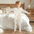thumbnail image 6 of joogoo Cartoon Ice Cream 2 Piece Long Sleeve Tee and Pants Cotton Pajama Set 4T, 6 of 7