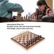 thumbnail image 2 of International Chess Set Wooden Chess Pieces with Folding Chessboard Kids Game Early Educational Toy, 2 of 4