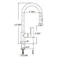 thumbnail image 2 of La Toscana 92CR591LLLFE Novello Pull-Down Sprayer Kitchen Faucet in Chrome, 2 of 2