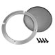 thumbnail image 4 of Rejilla decorativa de altavoz de 6.5" Uxcell con agujero de montaje, cubierta protectora de woofer, accesorios de audio plateados, 4 of 5