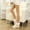 Khaki, variant on Leggings for Women Trousers Velvet Warm Thick Winter Tight High Waist Workout Gym Yoga Pants