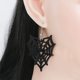 thumbnail image 4 of Pendientes de Halloween con diseño de telaraña de European Creatives, 4 of 5