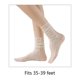 thumbnail image 3 of Women Lolita Summer Ultra-Thin Lace Ankle Socks Japanese Preppy Style Vintage Polka Dot Jacquard Pattern Mesh Hosiery, 3 of 4