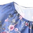 thumbnail image 2 of TaTaai Women's Casual Printed Top Round Neck Short Sleeve Chiffon Blouse Soft Flowy Lightweight Spring Summer Daily Beach Wear Gift, 2 of 7