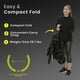 thumbnail image 2 of Jeep Destination Ultralight Side x Side Double Stroller, Midnight, 2 of 5
