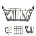 thumbnail image 3 of 1pc Iron Art Storage Basket Desktop Sundries Basket Large Storage Basket, 3 of 6