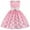 R/Pink317, variant on Vividxx Girls Dress Kids Girls Bowknot Dot Printed Pageant Gown Birthday Party Princess Wedding Dress Comfortable Breathable