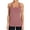 Pale Violet Red, variant on Women's Ribbed Workout Tank Tops with Built in Bra Racerback Athletic Top