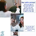 thumbnail image 6 of Designer for iPhone 13 Mini Mirror Case for Women with Bling Rhinestone, Stick on Mirror for Phone Case,Luxury Shiny Crystal Protective Cover for Outdoor Makeup for Girl(Glitter Diamond), 6 of 7