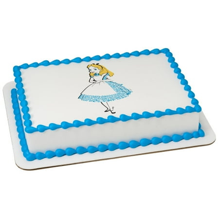 Alice In Wonderland 7 5 Round Sheet Image Cake Topper Edible