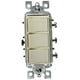 thumbnail image 1 of Interruptor combinado Leviton Decora Triple Rocker Light Almond, 1 of 1