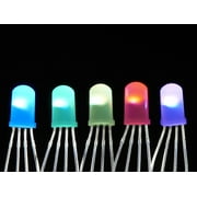 Adafruit NeoPixel Diffused 5mm Through-Hole LED - 5 Pack