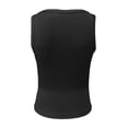 thumbnail image 6 of Landzoo Vest For Women Solid Color Sleeveless Square Neckline Undershirt Summer Comfortable Women Tank Tops Size L Black, 6 of 6