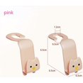 thumbnail image 2 of Car Seat Headrest Hooks, 2-Pack Car Storage Headrest Hooks-pink, 2 of 2