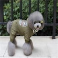 thumbnail image 4 of New Thickness Hooded Driver Style Pet Dogs Four Legs Cotton Winter Coat Dog Jumpsuit Warm Small Puppy Dogs Clothing ShopWise Round, 4 of 8