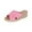 Pink, variant on VerPetridure Slippers For Women Summer Solid Color Denim Cross Slope Wedge Heel Hemp Rope Thick Soled Round Head Beach Sandals