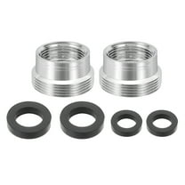 2Pcs Faucet Aerator Adapter, M16 Female to M22 Male with Washer, 12mm Length