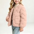 thumbnail image 3 of ATOGUTA Girl's Puffer Kids Fall Fashion Warm Long Sleeve Down Jackets with Pockets Outdoor Clothes Size 3T-13, 3 of 7