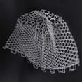 thumbnail image 5 of Replacement Collapsible Fishing Net Wear-Resistant Rubber Mesh Fish Catch Multifunctional Dip Net White 40cm, 5 of 5