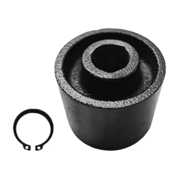 Piezas de repuesto para ruedas de gato hidráulico de piso, estabilidad, robustez, fácil instalación, metal profesional Rueda de 60 mm con orificio de 20 mm