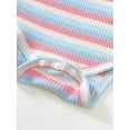 thumbnail image 7 of Suealasg Newborn Baby Boys Girls Rompers 3 6 12 18 Months Long Sleeve Striped Print Bodysuit Infant Boys Girl Fall Clothes, 7 of 7