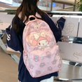 thumbnail image 4 of Nueva mochila de la serie Sanrio, mochila japonesa Dopamine Girl Melody Kuromi Yugui Dog Pacha Dog Hello Kt, mochila para estudiantes, mochila, 4 of 5