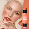 thumbnail image 1 of Today Discount Naittoop Multi Cream Blush Stick with Brush Lightweight Long-lasting Easy To Use 2 In 1 Multi Stick Blush for Cheeks Lip Tint Eyeshadow Makeup, 1 of 2