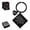 Black 02, variant on Father’s Day Gifts from Son Daughter Children Keychain Gifts with Square Tag Keyring Birthday Christmas Gifts for Papa Daddy - Dear Dad Gold 05