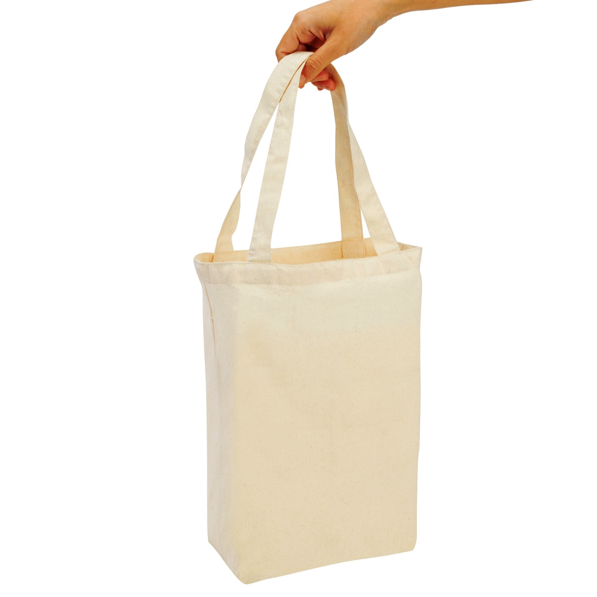 Resuable Blank Tote Bags for DIY, Art & Crafts, Decorations Set of 24  (Gold) 