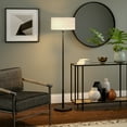 thumbnail image 5 of Evelyn&Zoe Trina 61" Metal Floor Lamp with Fabric Shade in Blackened Bronze, 5 of 6