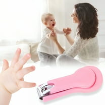 FACEGA Kids Nail Clippers (Pink), Fingernail Clipper Nail Clippers for Babies Secure Nails for Kids Scissors Trimmers Finger for Children Tools for Nail Care and Gifts