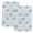 Sky blue, Blue, Grey, variant on Light Blue Palm Trees Kitchen Towels Set of 2, Summer Tropical Botanical Leaves Absorbent Dish Towels for Kitchen, Microfiber Hand Towel, Quick Drying Tea Towel for Cleaning Decorative Dishcloths