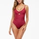thumbnail image 2 of Traje de baño de una pieza adelgazante con cuello en V y cuello en V de color sólido cómodo para mujer OAVQHLG3B Store  lin121212, 2 of 4