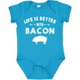 thumbnail image 3 of Inktastic Life's Better with Bacon Boys or Girls Baby Bodysuit, 3 of 5