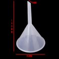 thumbnail image 2 of 7 . Embudo transparente de boca para cocina de 5 / 9 / 15 cm Cola Llenado de embudo, 2 of 6