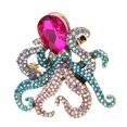 thumbnail image 2 of Broche Enrouleur de Tentacule, Broche Pieuvre Tête Violette Inaltérable pour Banquet, 2 of 8