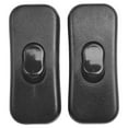 thumbnail image 2 of Inline Wire Switch Dpst Control Light Switch for Bedroom Desk Lamp Led Light Black-2Pcs, 2 of 10